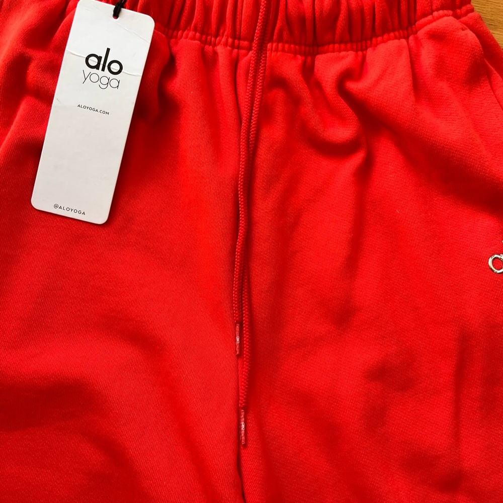 ALO Accolade Red Hot Summer sweatpants. Sold Out! - Picture 7 of 8